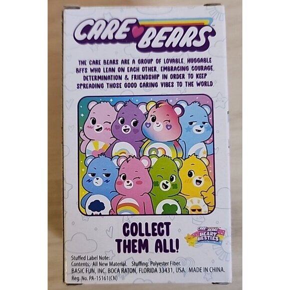 NEW, Care Bears GRUMPY Bear BLUE Micro Mini 3” Plush Stuffed Animal Basic Fun - Picture 4 of 5